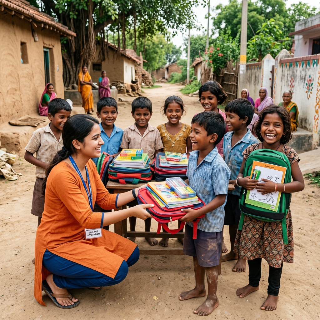 Educational material distribution